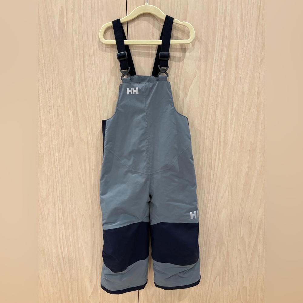 Hello Hansen waterproof kids rider 2 snow bib in size 4.